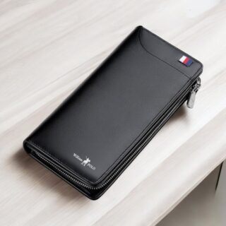 Δερμάτινο Ανδρικό πορτοφόλι William Polo 301 black