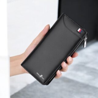 Δερμάτινο Ανδρικό πορτοφόλι William Polo 301 black