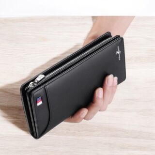 Δερμάτινο Ανδρικό πορτοφόλι William Polo 301 black