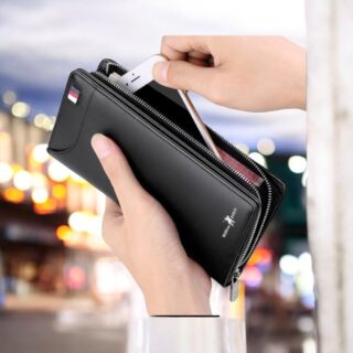 Δερμάτινο Ανδρικό πορτοφόλι William Polo 301 black