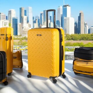 Βαλίτσα trolley (σετ 3 τεμαχίων) Caterpillar 83688-217 κίτρινο