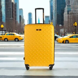 Βαλίτσα trolley (σετ 3 τεμαχίων) Caterpillar 83688-217 κίτρινο