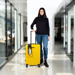 Βαλίτσα trolley Caterpillar μικρή μεσαία 83688-217 50/60 cm κίτρινο