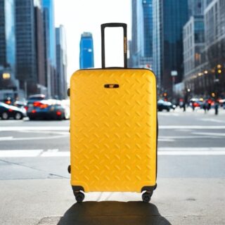 Βαλίτσα trolley Caterpillar μικρή μεσαία 83688-217 50/60 cm κίτρινο