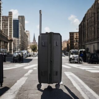 Βαλίτσα trolley Επεκτάσιμη Anniversary Cardinal (PP) μεσαία/μεγάλη 2015/60/70 cm solid black