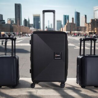 Βαλίτσα trolley Επεκτάσιμη Anniversary Cardinal (PP) μεσαία/μεγάλη 2015/60/70 cm solid black