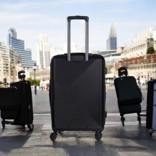 Βαλίτσα trolley Επεκτάσιμη Anniversary Cardinal (PP) μεσαία/μεγάλη 2015/60/70 cm solid black