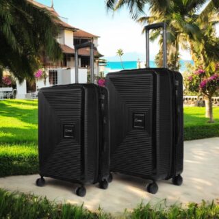 Βαλίτσα trolley Επεκτάσιμη Anniversary Cardinal (PP) μικρή μεσαία 2015 50/60 cm solid black