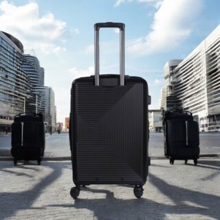 Βαλίτσα trolley Επεκτάσιμη Anniversary Cardinal (PP) μικρή μεσαία 2015 50/60 cm solid black