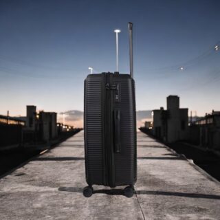 Βαλίτσα trolley Επεκτάσιμη Anniversary Cardinal (PP) μικρή μεσαία 2015 50/60 cm solid black