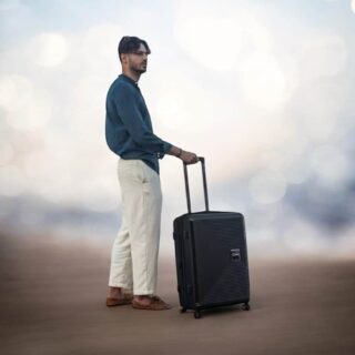 Βαλίτσα trolley Επεκτάσιμη Anniversary Cardinal (PP) μεσαία 2015/60cm solid black