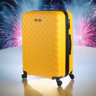 Βαλίτσα trolley case Caterpillar μεγάλη 83688-217/70cm κίτρινο