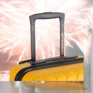 Βαλίτσα trolley case Caterpillar μεγάλη 83688-217/70cm κίτρινο