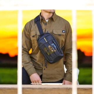 Τσαντάκι ώμου χιαστί United crossbody Caterpillar 84564-01