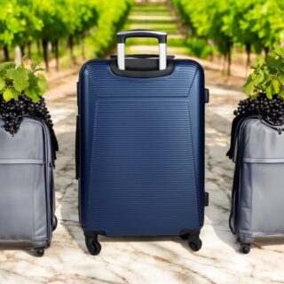 Βαλίτσα trolley Cardinal μικρή μεσαία 2009 50/60 cm σκούρο μπλέ