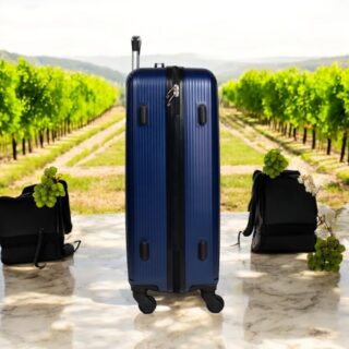 Βαλίτσα trolley Cardinal μικρή μεσαία 2009 50/60 cm σκούρο μπλέ