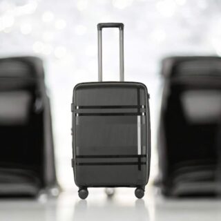 Βαλίτσες Σκληρές Άθραυστες με Επέκταση Cardinal (PP) μικρή μεσαία 2017 50/60 cm μαύρο