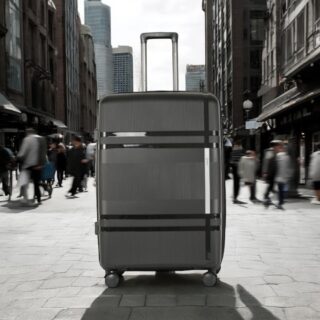 Βαλίτσα Σκληρή Άθραυστη με Επέκταση Cardinal (PP) μεσαία 2017/60cm μαύρο