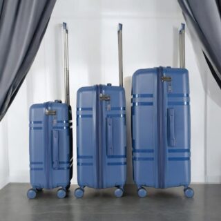 Βαλίτσες Σκληρές με Επέκταση σέτ 3 τεμαχίων Cardinal PP 2017 Σκούρο μπλέ