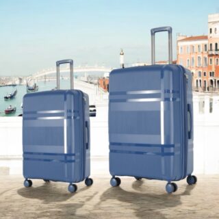 Βαλίτσες Σκληρές Άθραυστες με Επέκταση Cardinal (PP) μικρή μεσαία 2017 50/60 cm Σκούρο μπλε