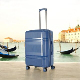 Βαλίτσες Σκληρές Άθραυστες με Επέκταση Cardinal (PP) μικρή μεσαία 2017 50/60 cm Σκούρο μπλε