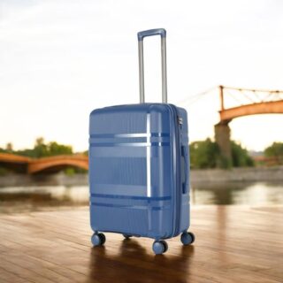 Βαλίτσα Σκληρή Άθραυστη με Επέκταση Cardinal (PP) μεσαία 2017/60cm Σκούρο μπλε