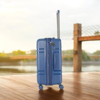 Βαλίτσα Σκληρή Άθραυστη με Επέκταση Cardinal (PP) μεσαία 2017/60cm Σκούρο μπλε