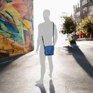 401-602-50 (011265) Τσάντα ώμου - M - camel active explore Μπλέ