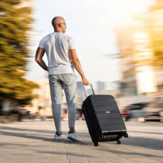 Βαλίτσα trolley Επεκτάσιμη Elusive Cardinal (PP) μεσαία 2016/60cm μαύρο