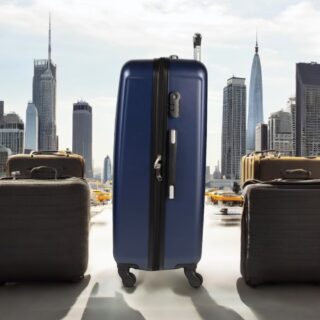 Βαλίτσα trolley Cardinal μεσαία/μεγάλη 2012/60/70 cm σκούρο μπλέ