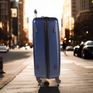 Βαλίτσα trolley Cardinal μεγάλη 2012/70cm σκούρο μπλέ