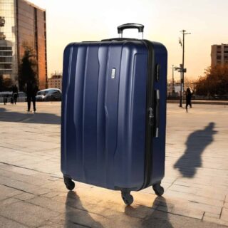 Βαλίτσα trolley Cardinal μεγάλη 2012/70cm σκούρο μπλέ