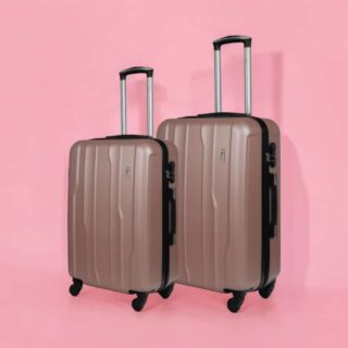 Βαλίτσα trolley Cardinal μεσαία/μεγάλη 2012/60/70 cm ροζ χρυσό