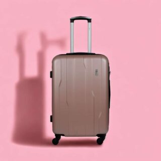 Βαλίτσα trolley Cardinal μεσαία/μεγάλη 2012/60/70 cm ροζ χρυσό