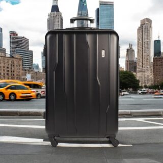 Βαλίτσα trolley Cardinal μικρή μεσαία 2012 50/60 cm μαύρη