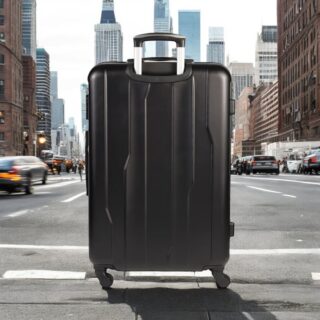 Βαλίτσα trolley Cardinal μικρή μεσαία 2012 50/60 cm μαύρη