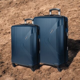 Βαλίτσα trolley Cardinal μικρή μεσαία 2010 50/60 cm σκούρο μπλέ