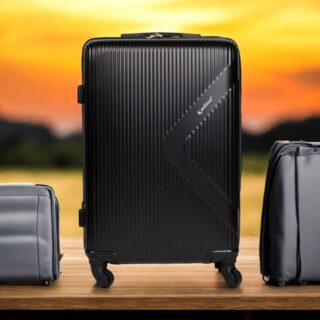 Βαλίτσες trolley (σέτ 3 τεμαχίων) Cardinal 2010 μαύρη