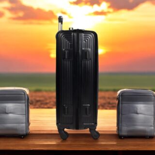 Βαλίτσες trolley (σέτ 3 τεμαχίων) Cardinal 2010 μαύρη