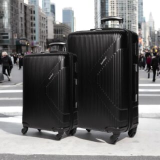 Βαλίτσα trolley Cardinal μικρή μεσαία 2010 50/60 cm μαύρη