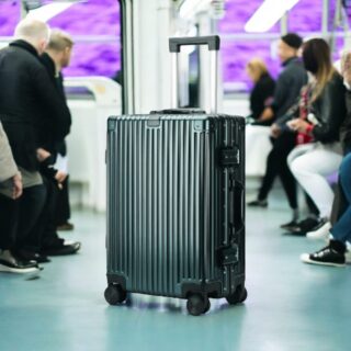 Βαλίτσα trolley case καμπίνας Bopai 833-853203/50 cm πράσινο