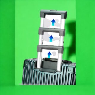 Βαλίτσα trolley case καμπίνας Bopai 833-853203/50 cm πράσινο