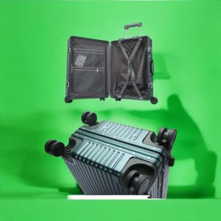 Βαλίτσα trolley case καμπίνας Bopai 833-853203/50 cm πράσινο