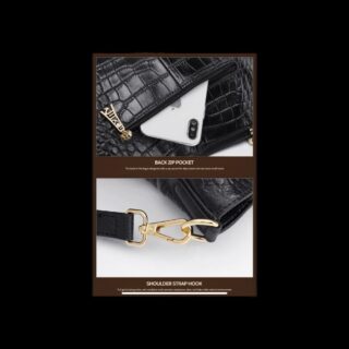 Δερμάτινη Γυναικεία Τσάντα Shopper ‘Ωμου Foxer 986046F μαύρο