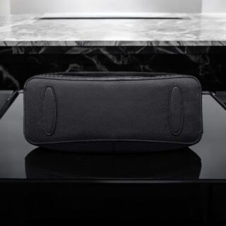 Δερμάτινη Γυναικεία Τσάντα Shopper ‘Ωμου Foxer 986046F μαύρο