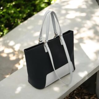 Υφασμάτινη Γυναικεία Τσάντα Shopper ‘Ωμου Foxer 9136060F μαύρο