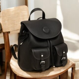 Foxer 9151129F Σακίδιο Πλάτης Γυναικείο Μαύρο Ύφασμα