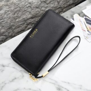 Γυναικείο Δερμάτινο Πορτοφόλι Foxer 256001F Μαύρο