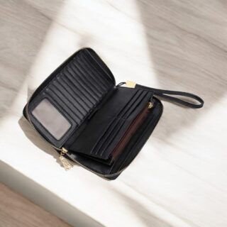 Γυναικείο Δερμάτινο Πορτοφόλι Foxer 256001F Μαύρο