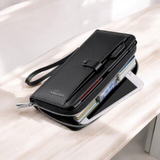 Δερμάτινο Ανδρικό πορτοφόλι William Polo 191463 black